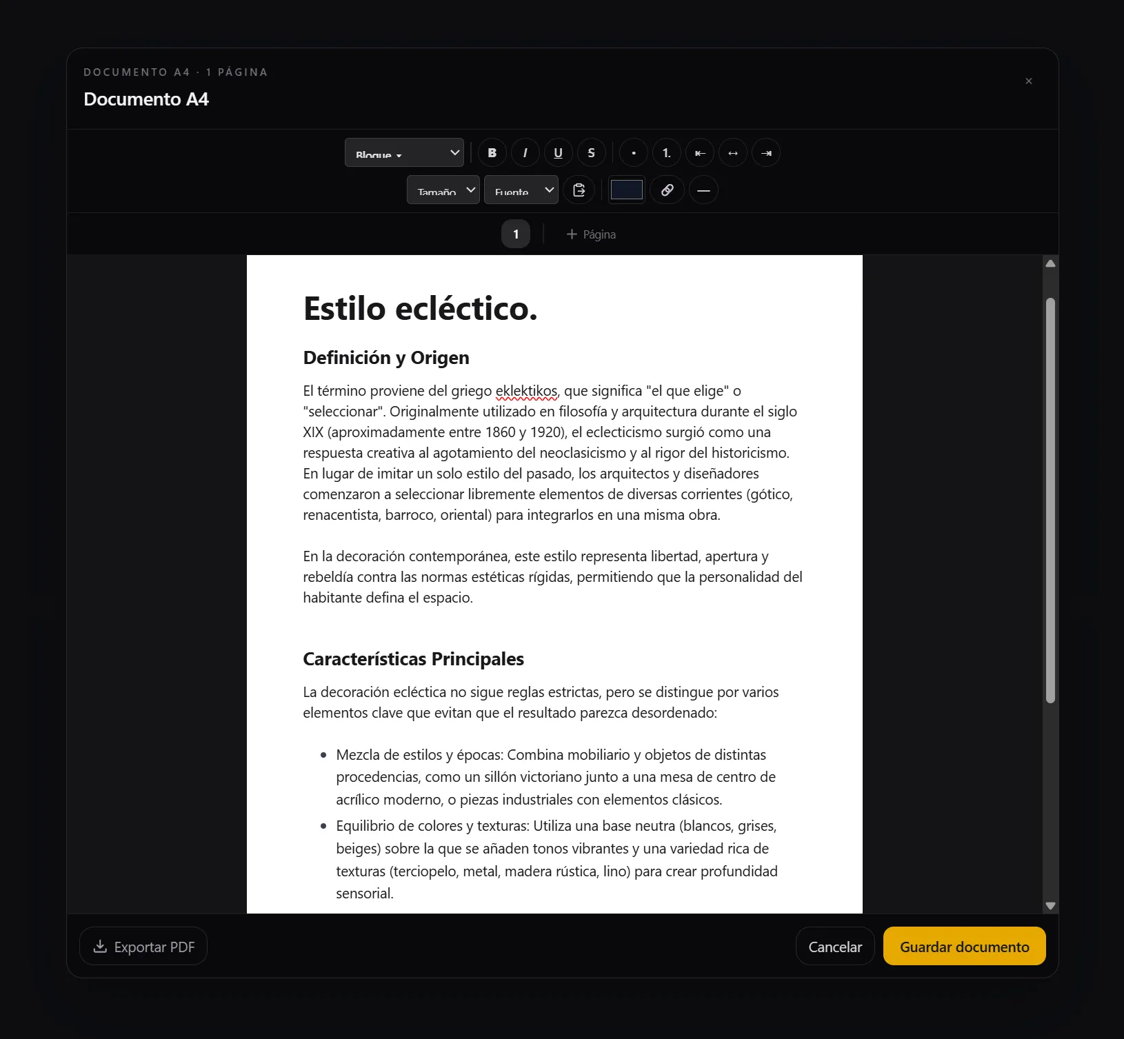 A4 document on the board — step 3