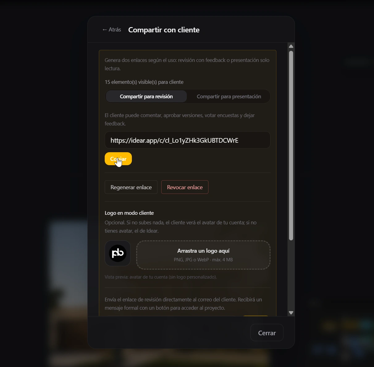 Client mode — step 4