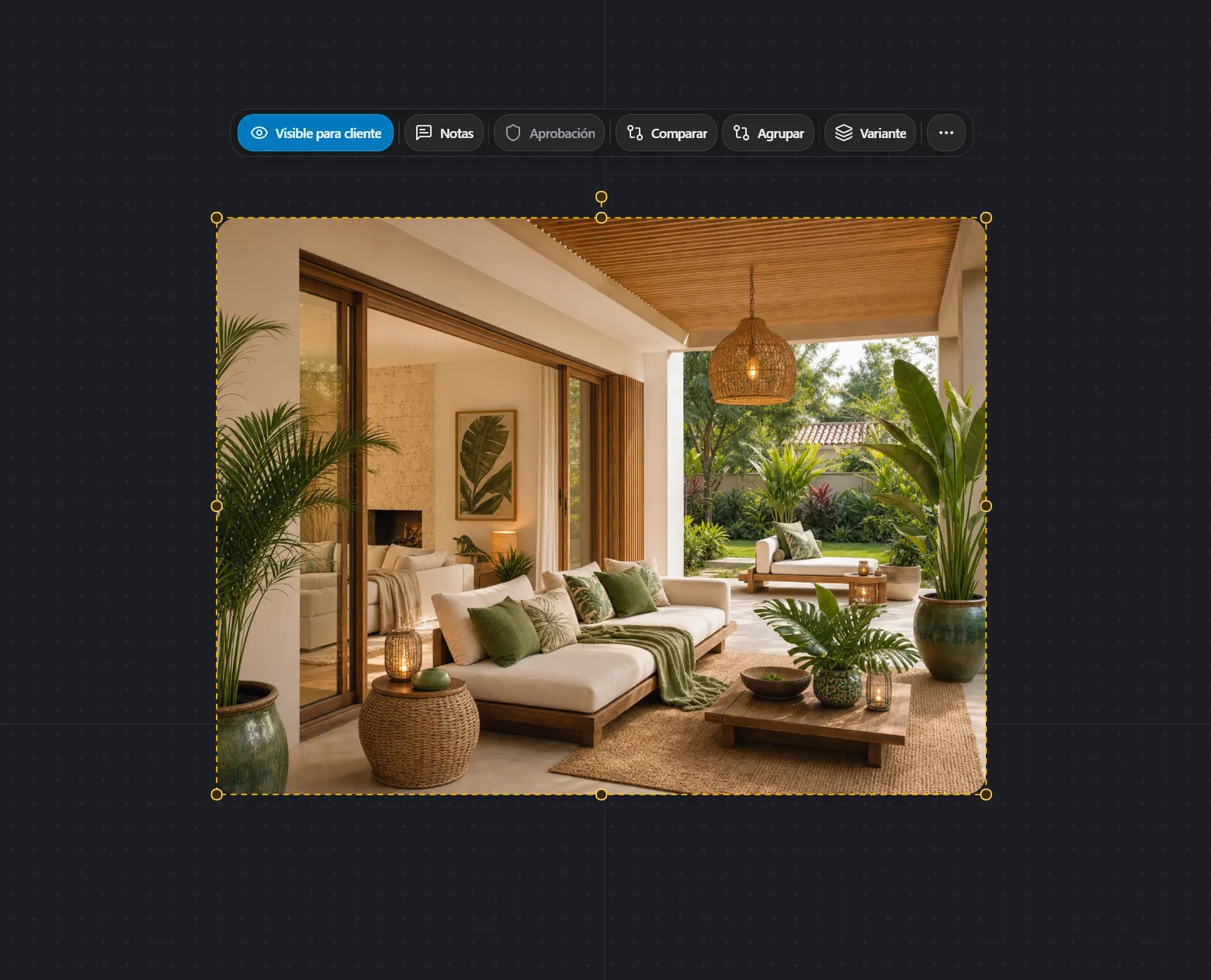 Change style — step 4