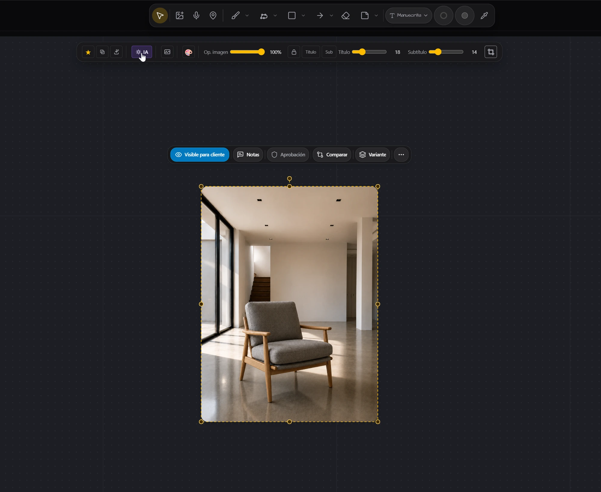 Redecorate scene — step 1