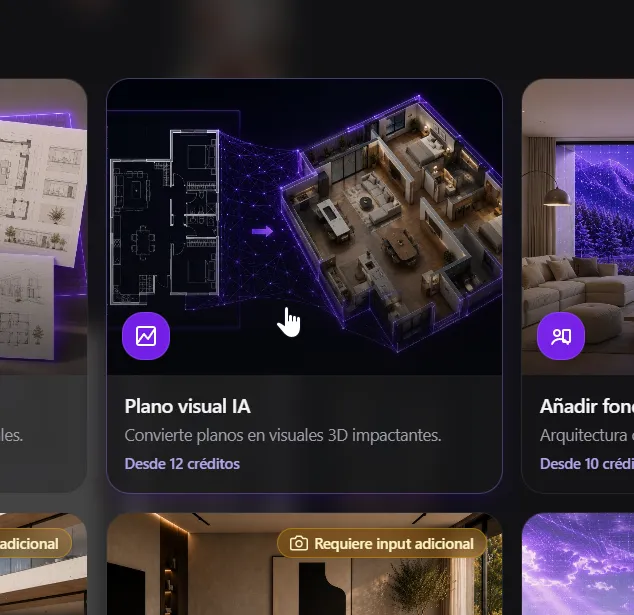AI visual floor plan — step 2