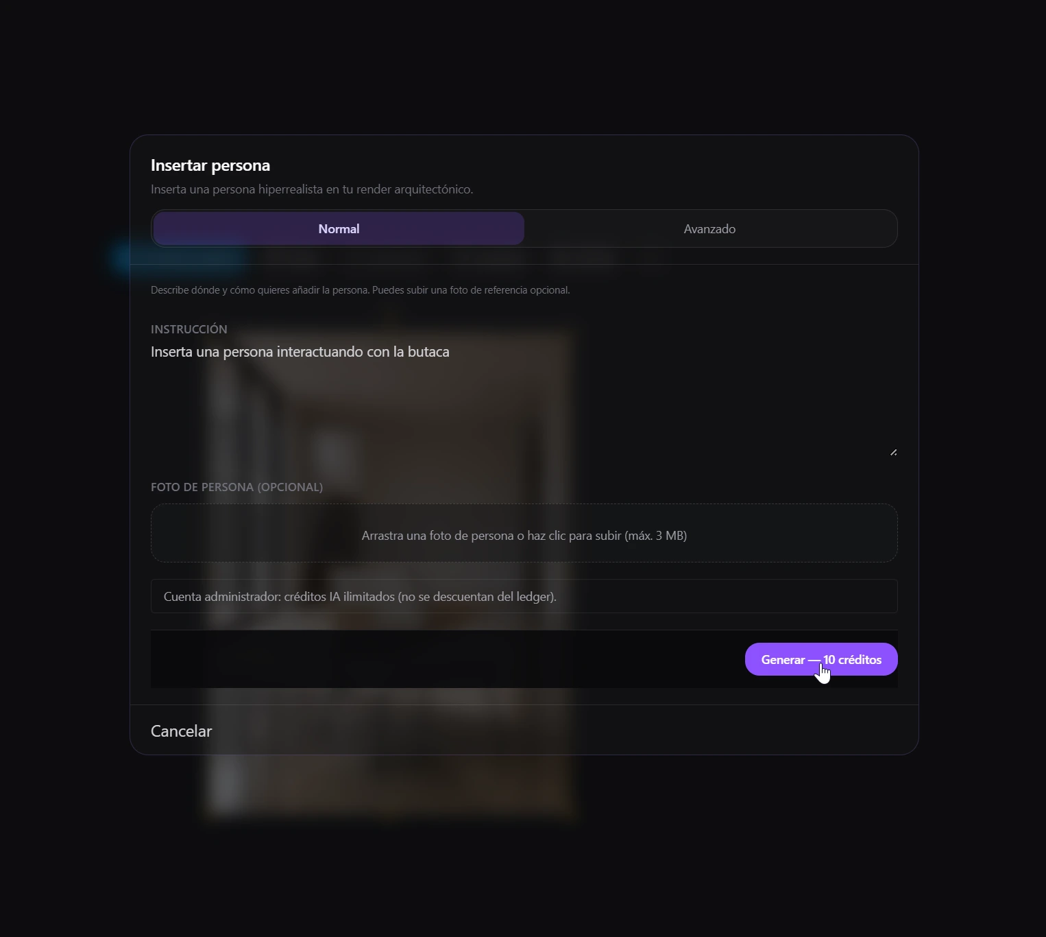 Insert person — step 3