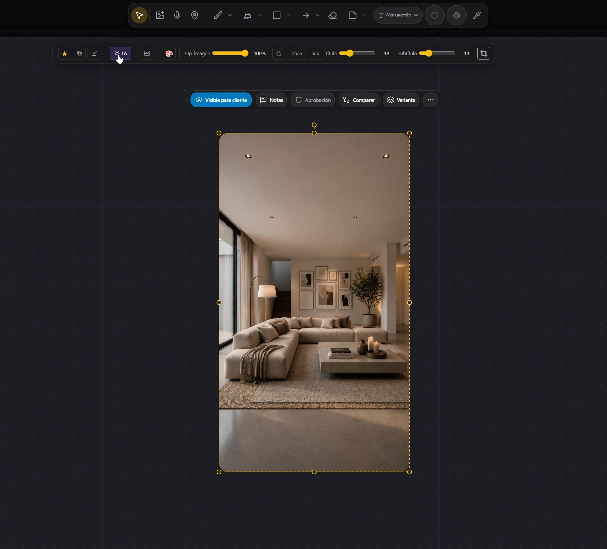 Remove object — step 1