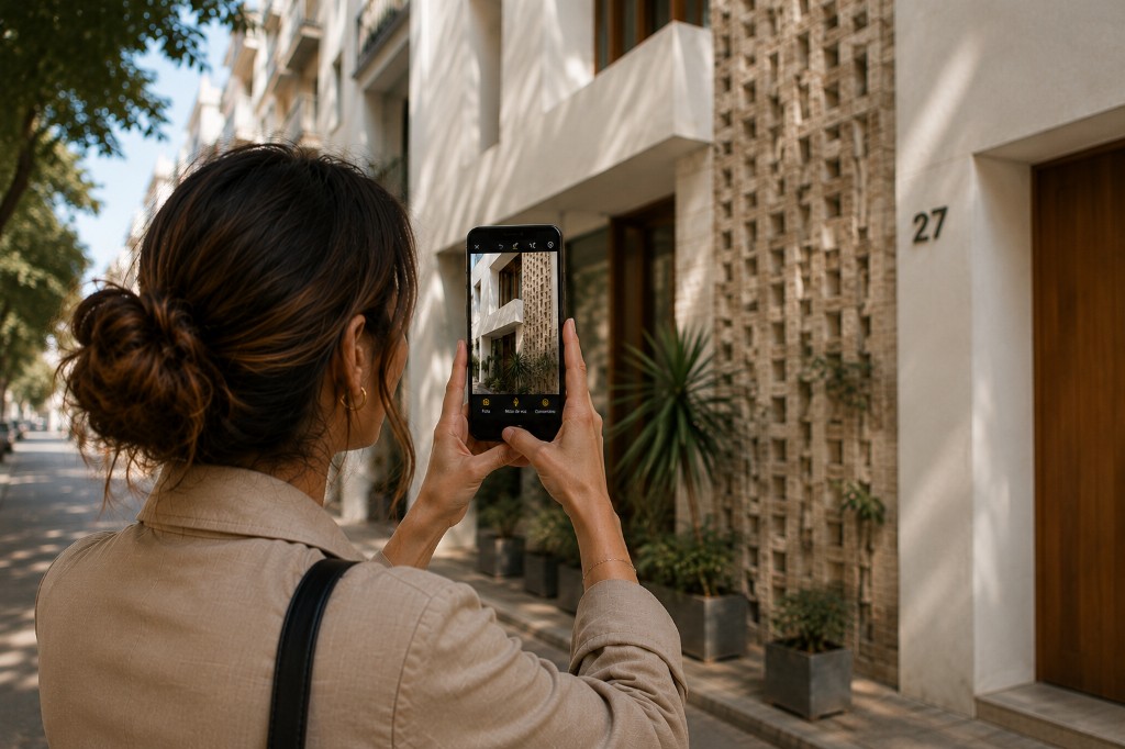 Site capture on mobile with photo, voice note, and comment
