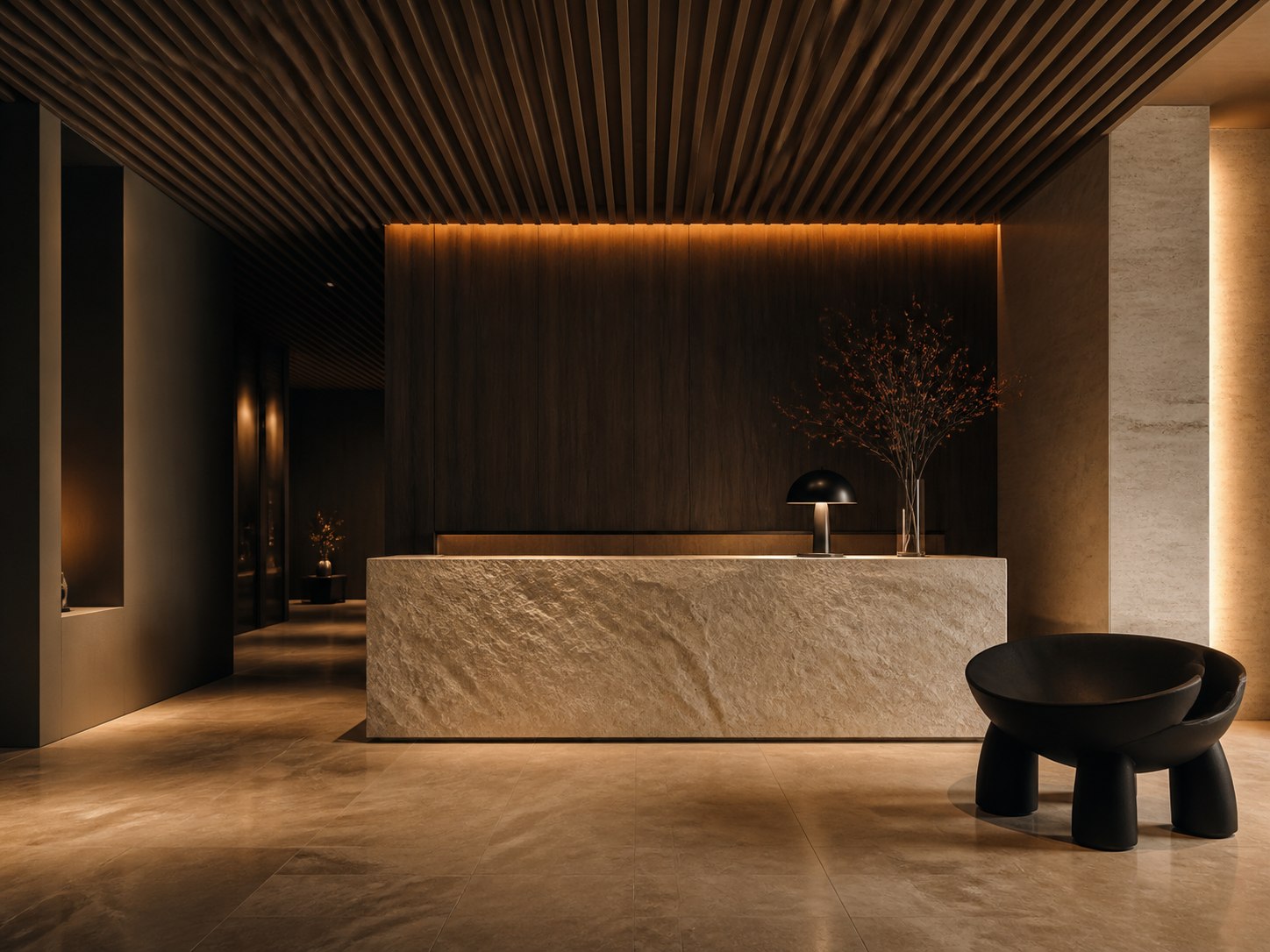 Recepción, Hotel Bruma